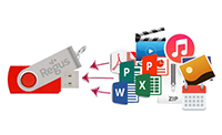 USB Card På dine minnepinner kan vi forhåndsopplaste presentasjoner, produktkataloger, filmer eller musikk.